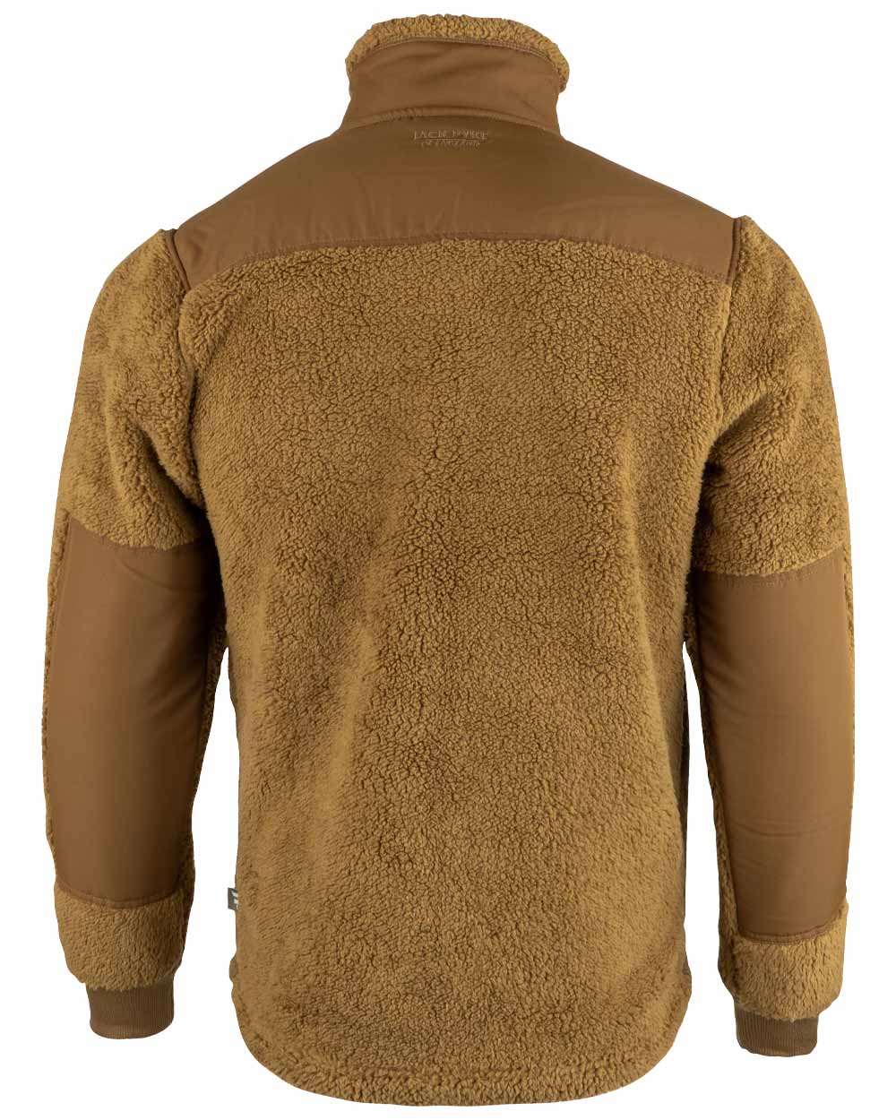 Camel coloured Jack Pyke Sherpa Fleece Jacket Gen 2 on white background 