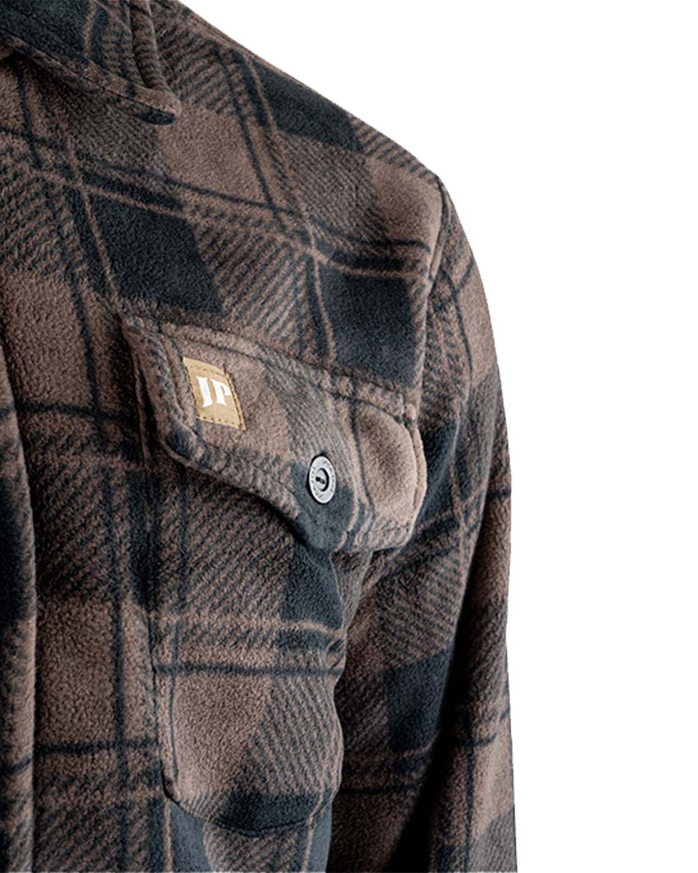 Brown coloured Jack Pyke Tundra Shirt on White Background 