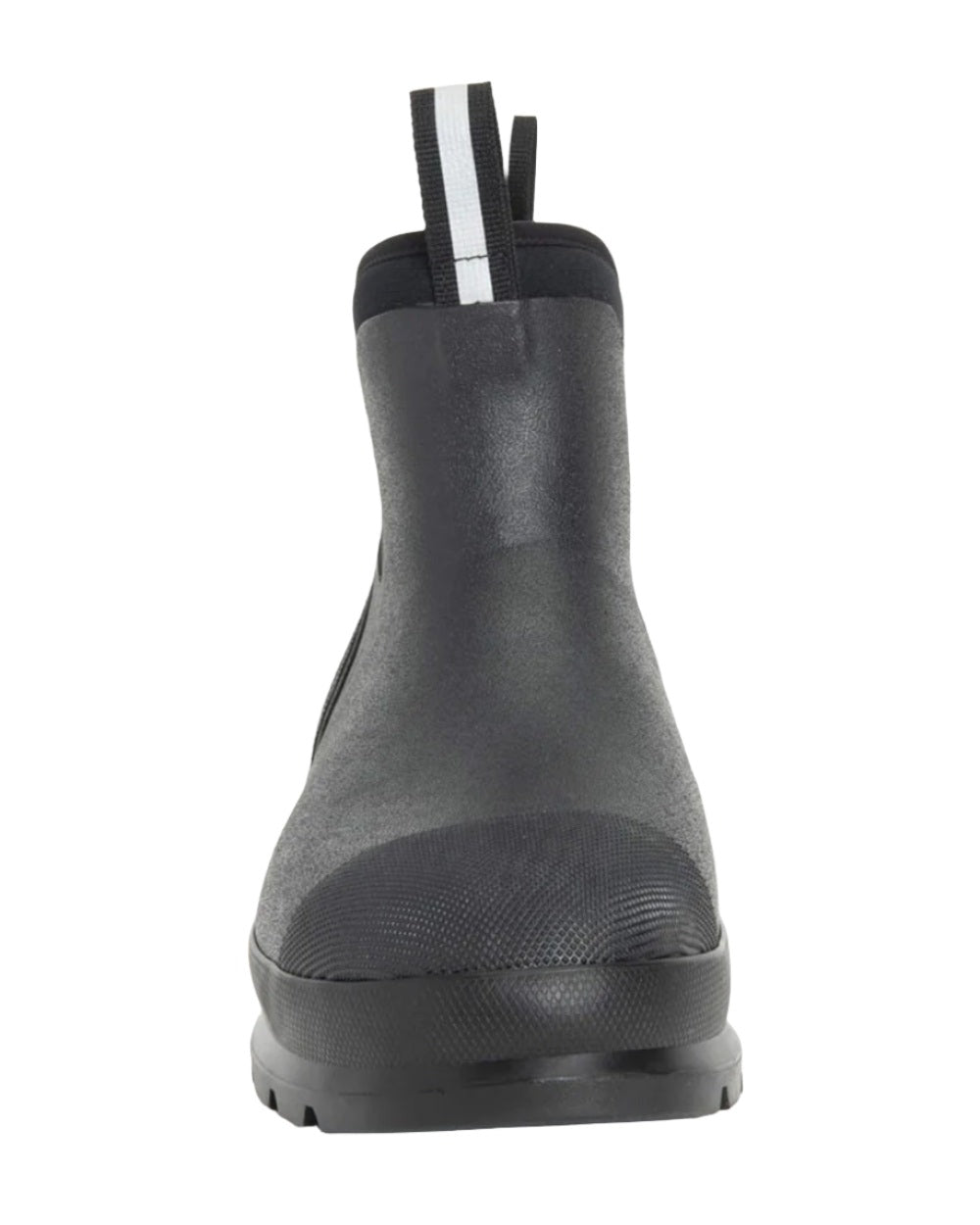 Black Coloured Muck Boots Chore Classic Chelsea Boots On A White Background