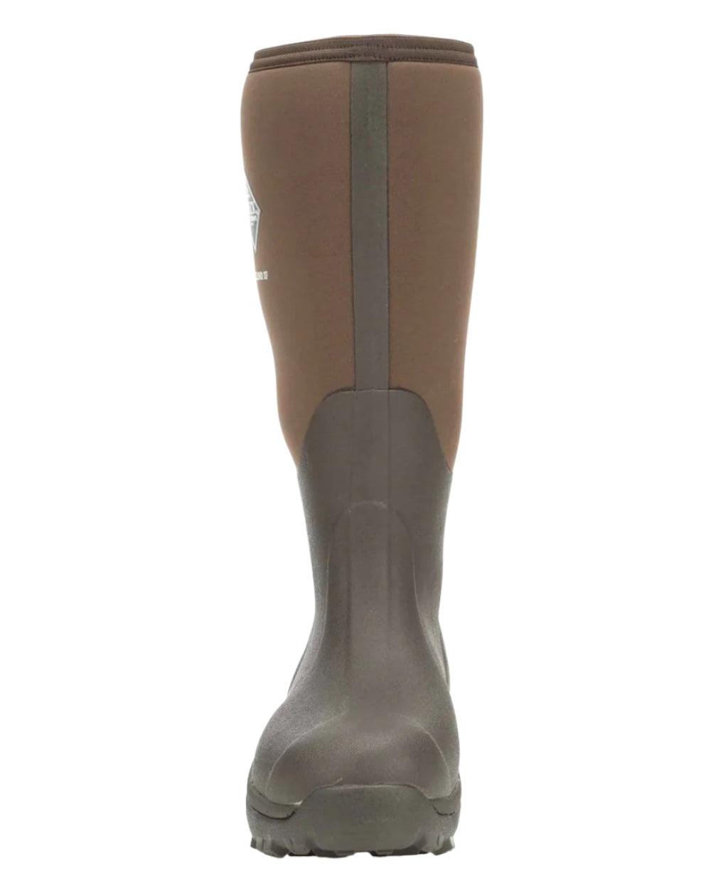 Bark Coloured Muck Boots Wetland XF Adjustable Tall Wellingtons On A White Background