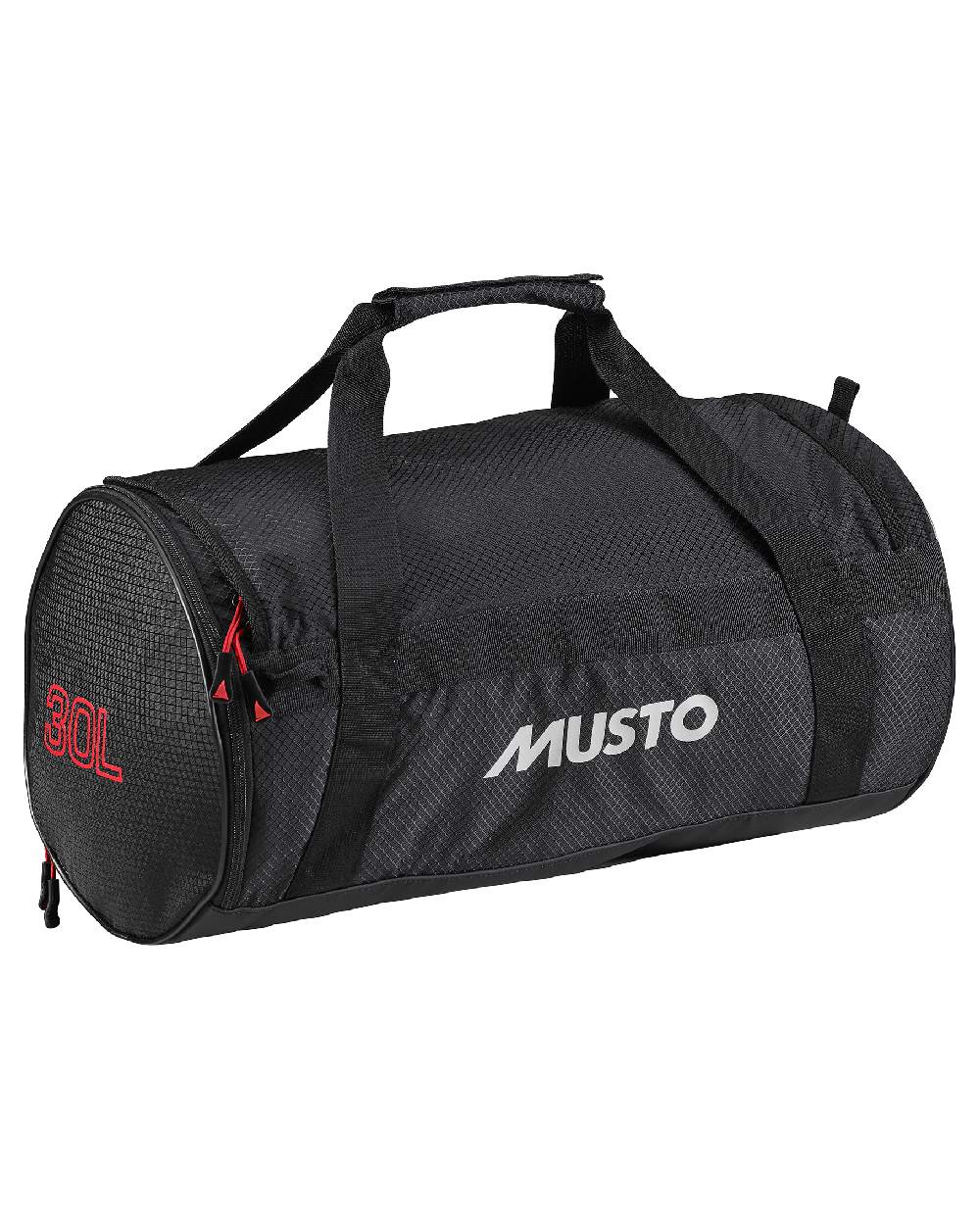 Black coloured Musto Essential 30L Duffel Bag on white background