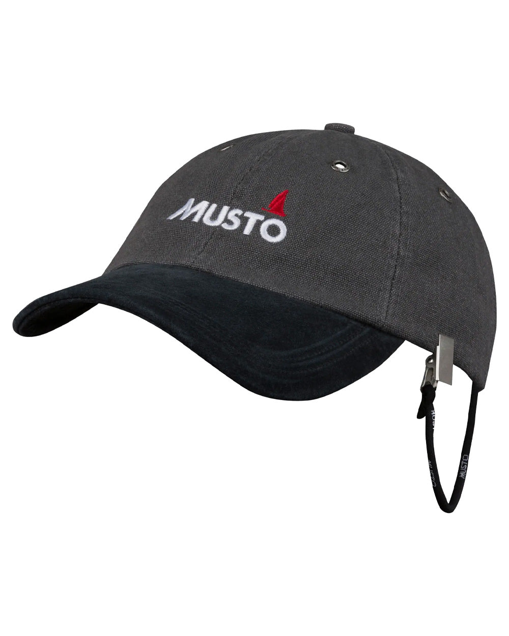 Dark Grey coloured Musto Evolution Original Crew Cap on White background 