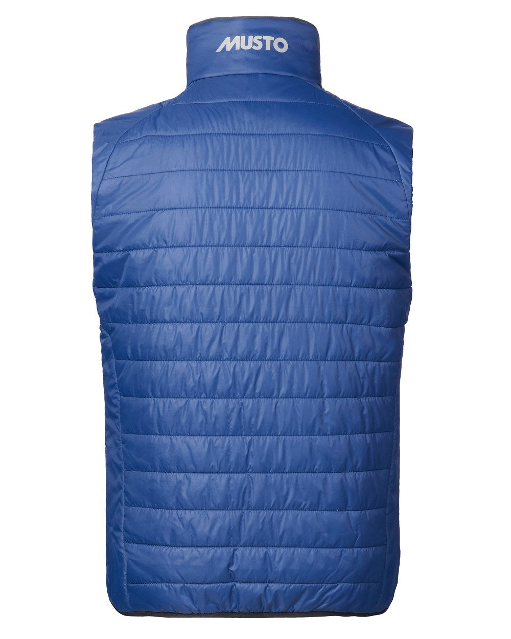 Dark Cobalt Coloured Musto Mens Primaloft Vest On A White Background 