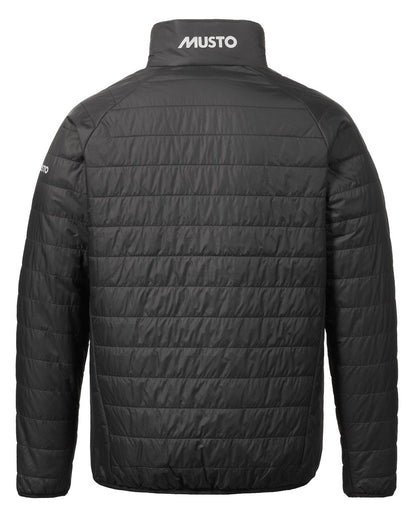 Black Coloured Musto Mens Primaloft Jacket On A White Background 