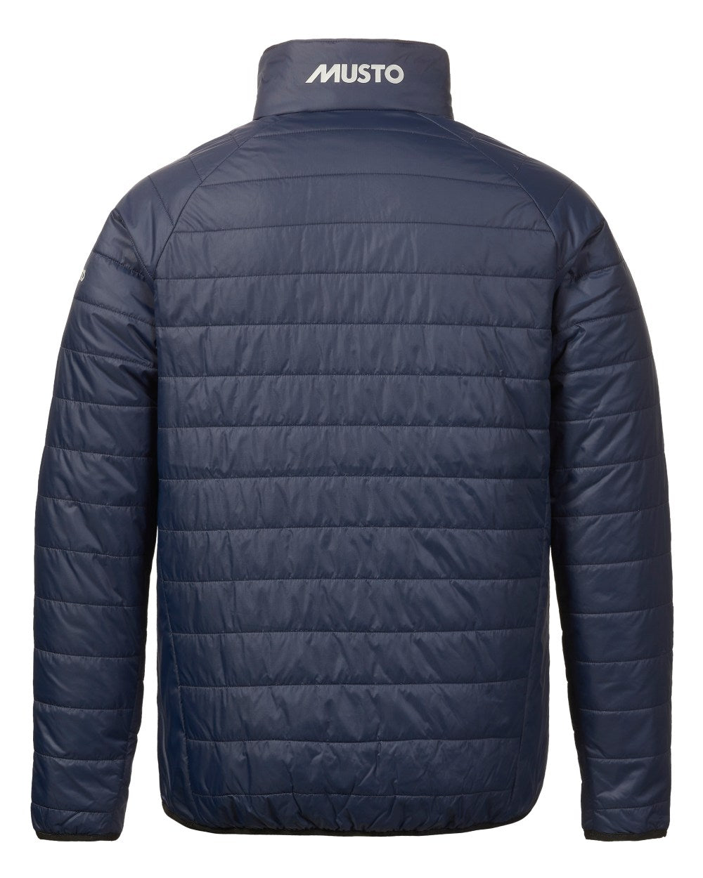 Navy Coloured Musto Mens Primaloft Jacket On A White Background 