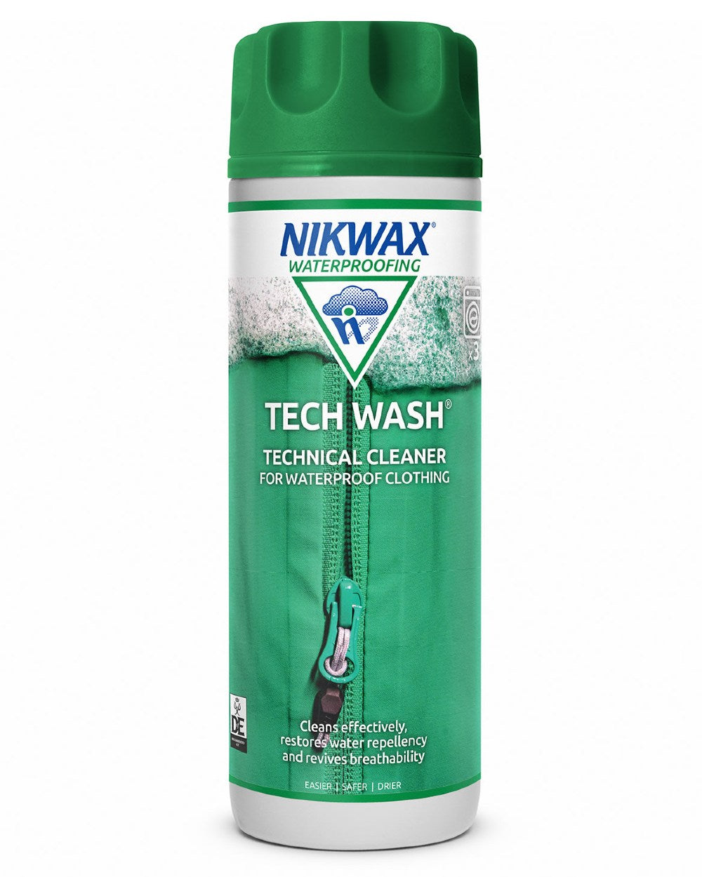 Nikwax Tech Wash 300ml On A White Background