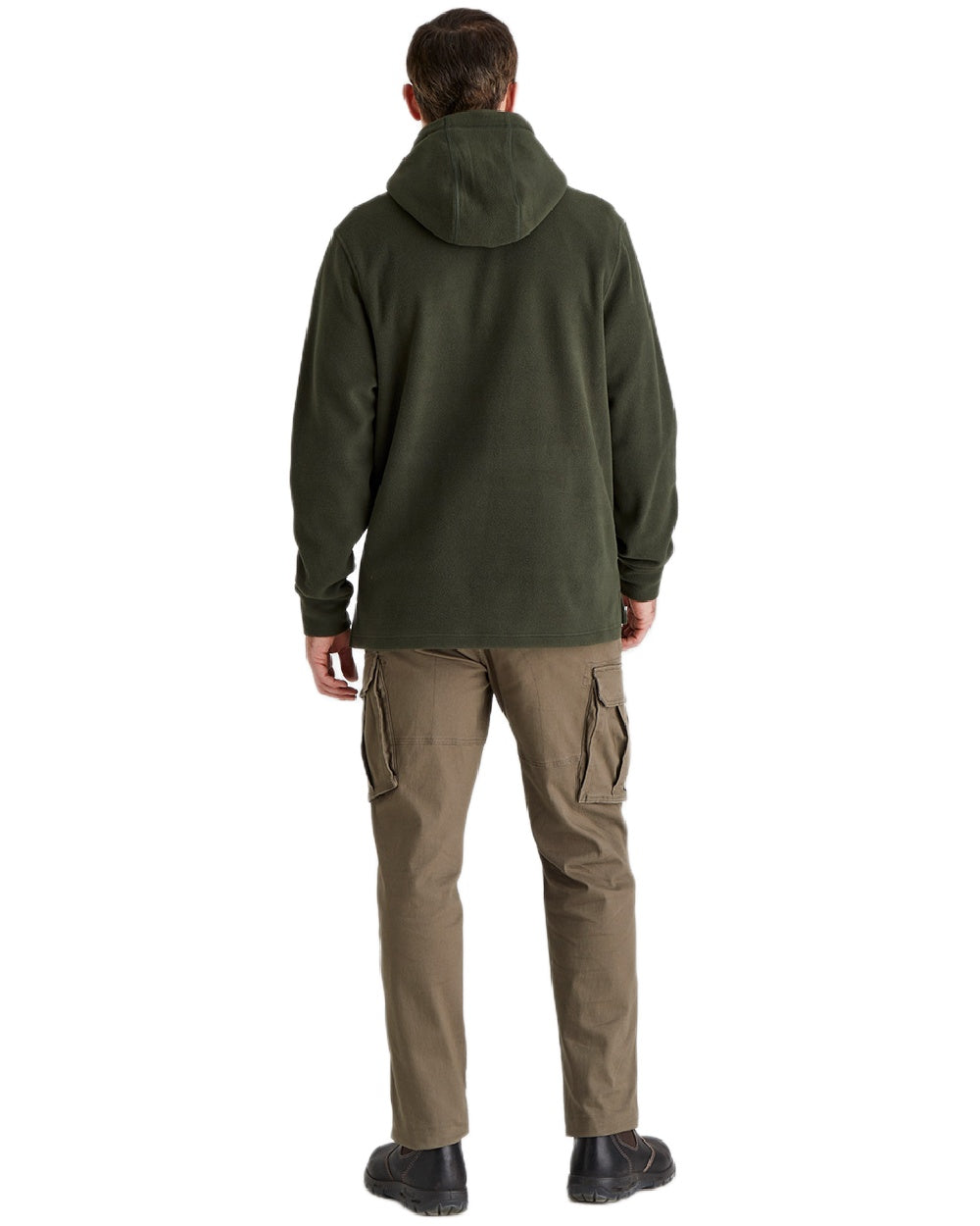 Deep Forest Coloured Ridgeline Ballistic Hoodie On A White Background 