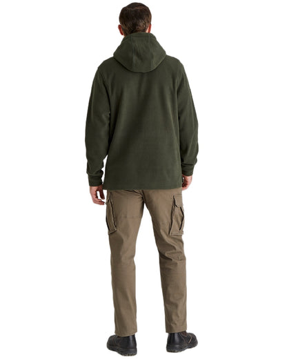 Deep Forest Coloured Ridgeline Ballistic Hoodie On A White Background 