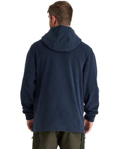 Navy Coloured Ridgeline Ballistic Hoodie On A White Background 