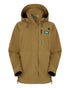 Teak Coloured Ridgeline Ladies Monsoon II Classic Jacket On A White Background 