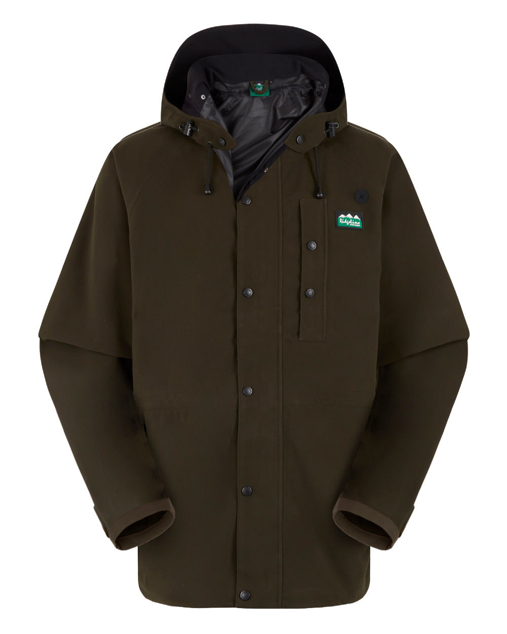 Deep Forest Coloured Ridgeline Monsoon Classic Jacket On A White Background 