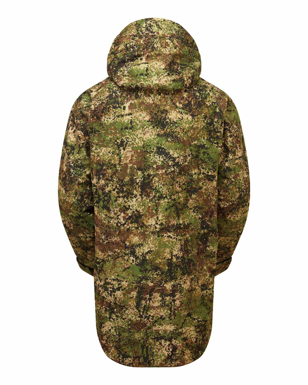 Dirt Camo coloured Ridgeline Monsoon Classic Waterproof Smock on White background 