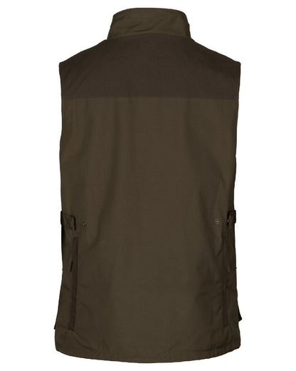 Pine Green Coloured Seeland Arden Waistcoat On A White Background