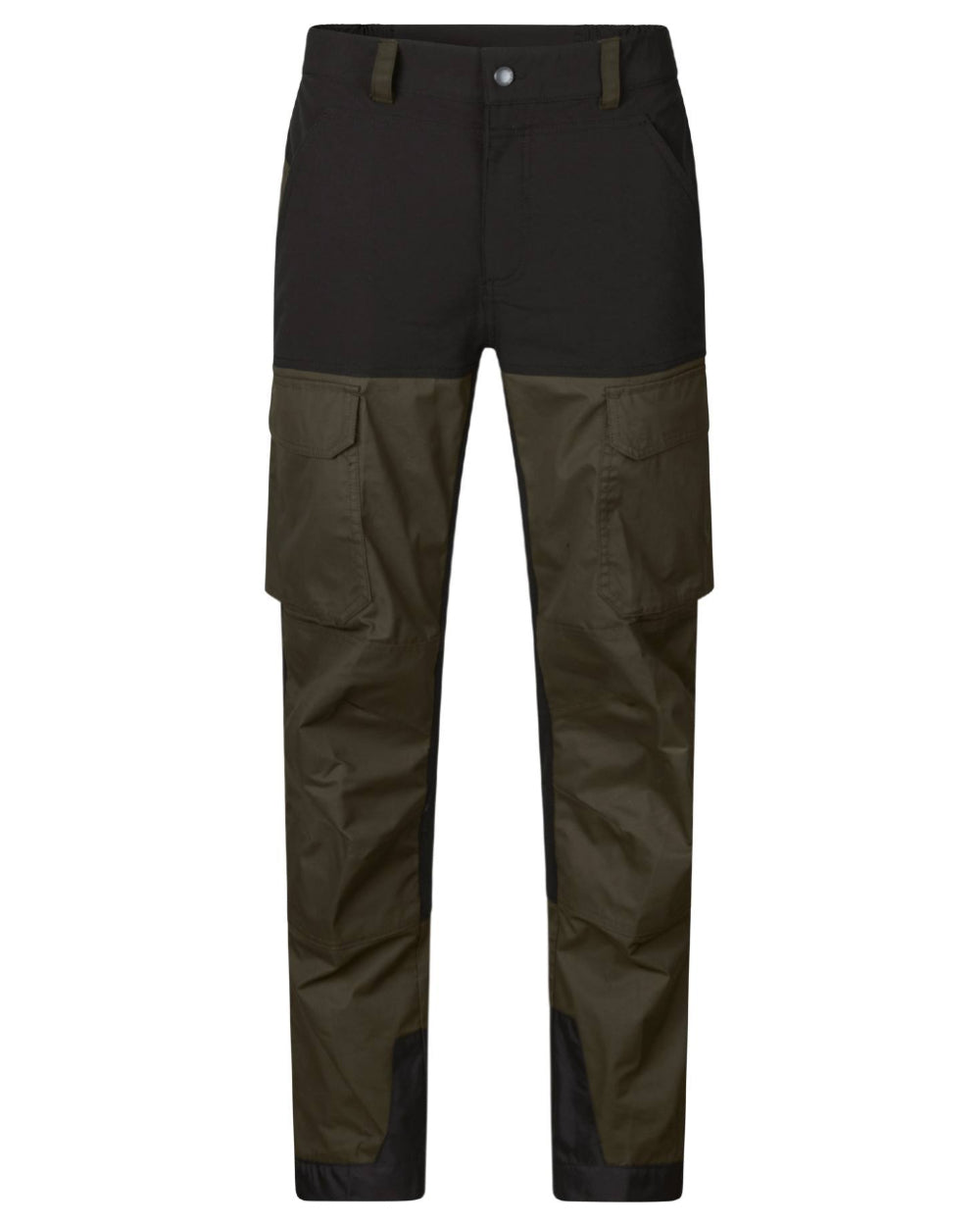 Grizzly Brown Meteorite Coloured Seeland Elm Trousers On A White Background