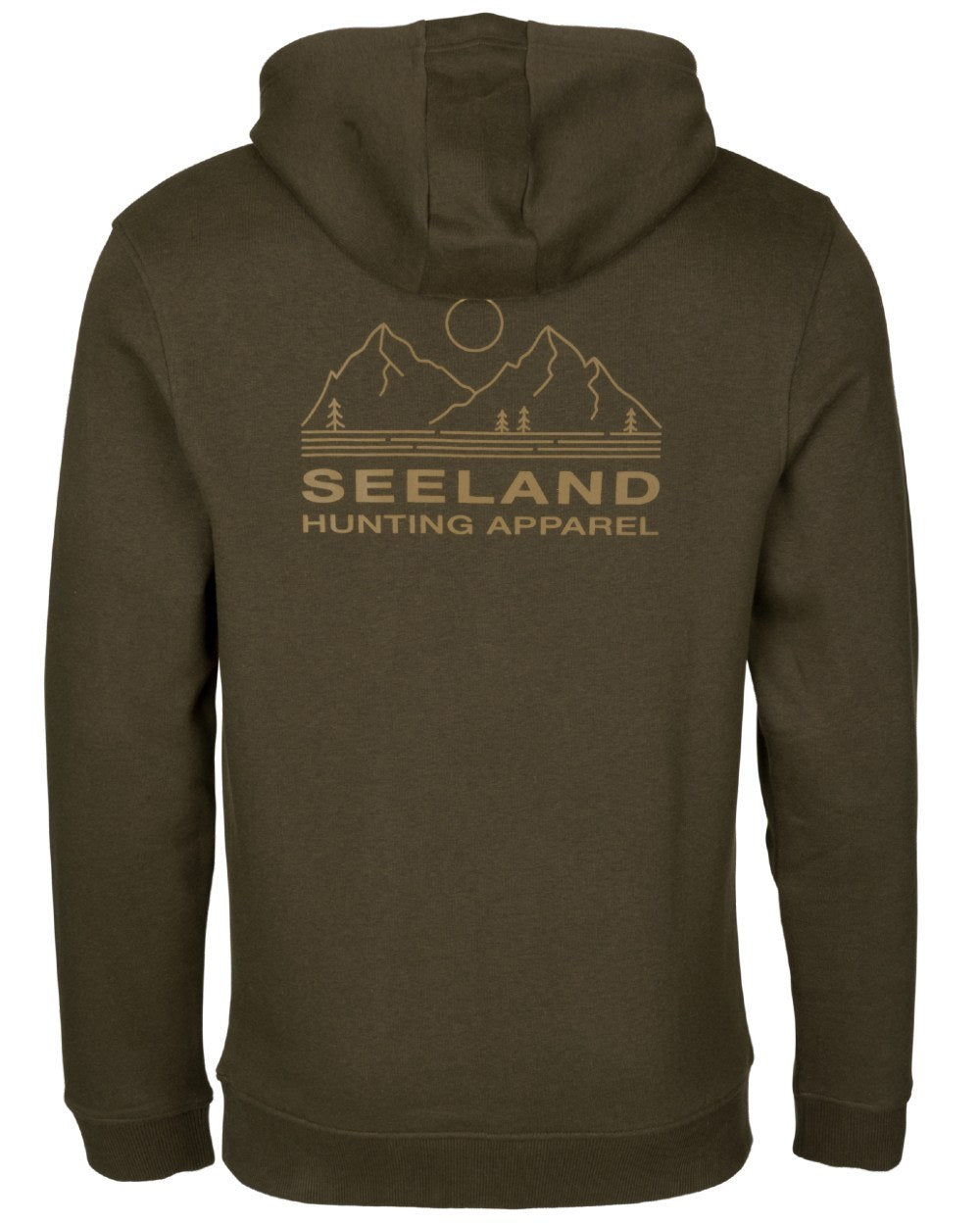 Grizzly Brown Coloured Seeland Kelvin Hoodie On A White Background