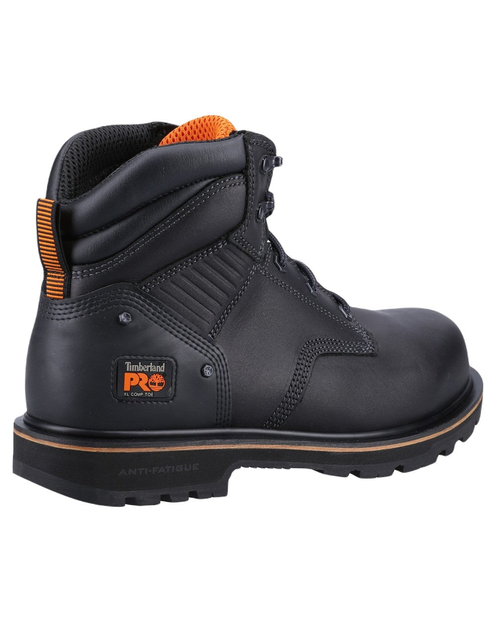 Black Coloured Timberland Pro Mens Ballast Safety Boots 2.0 on White Background
