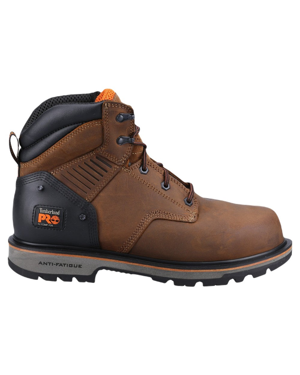 Brown Coloured Timberland Pro Mens Ballast Safety Boots 2.0 on White Background
