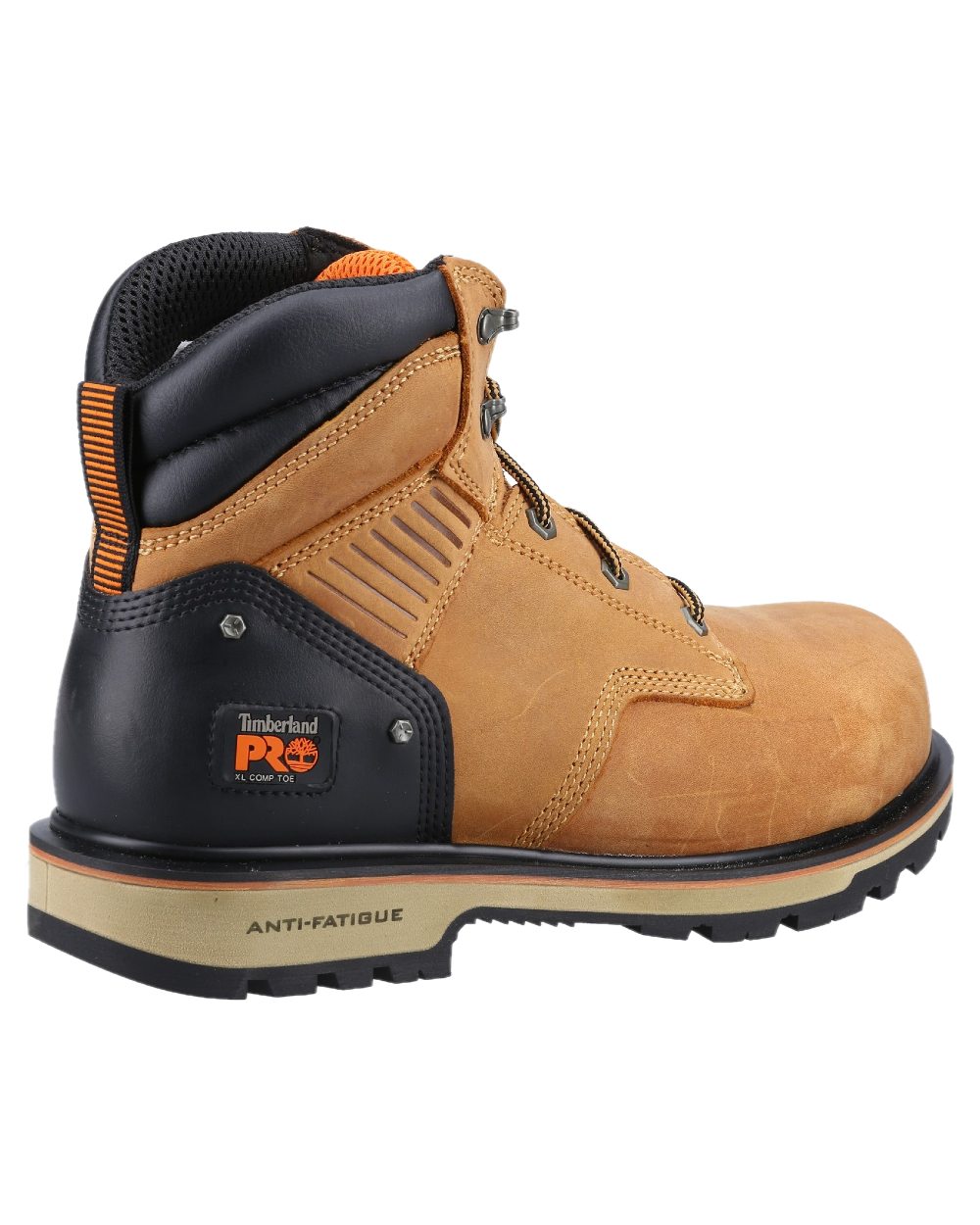 Honey Coloured Timberland Pro Mens Ballast Safety Boots 2.0 on White Background
