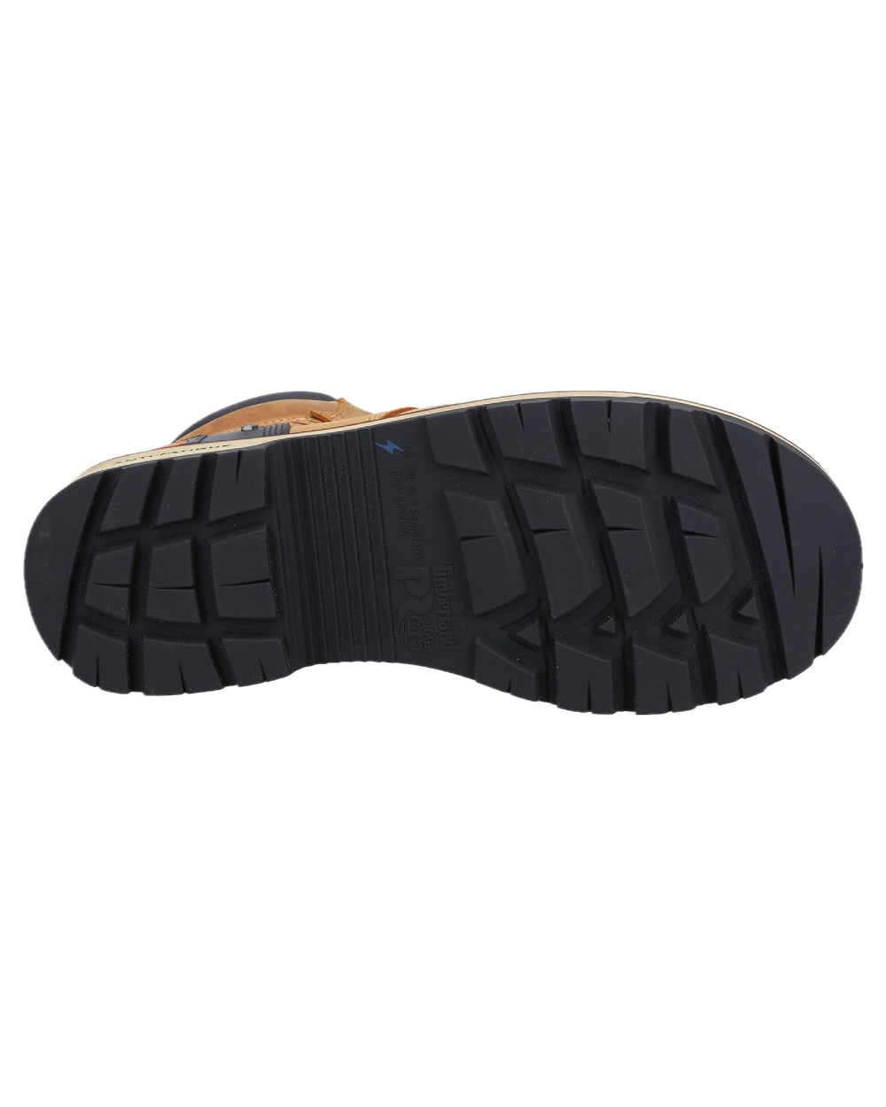 Honey Coloured Timberland Pro Mens Ballast Safety Boots 2.0 on White Background
