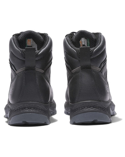 Black coloured Timberland Pro Titan 6inch Safety Boots on white background 