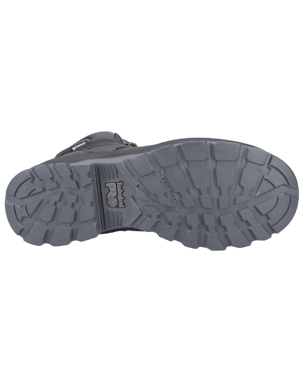 Black coloured Timberland Pro Titan 6inch Safety Boots on white background 