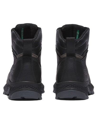 Black Coloured Timberland Pro Womens Titan 6 Alloy Toe Work Boots on White Background

