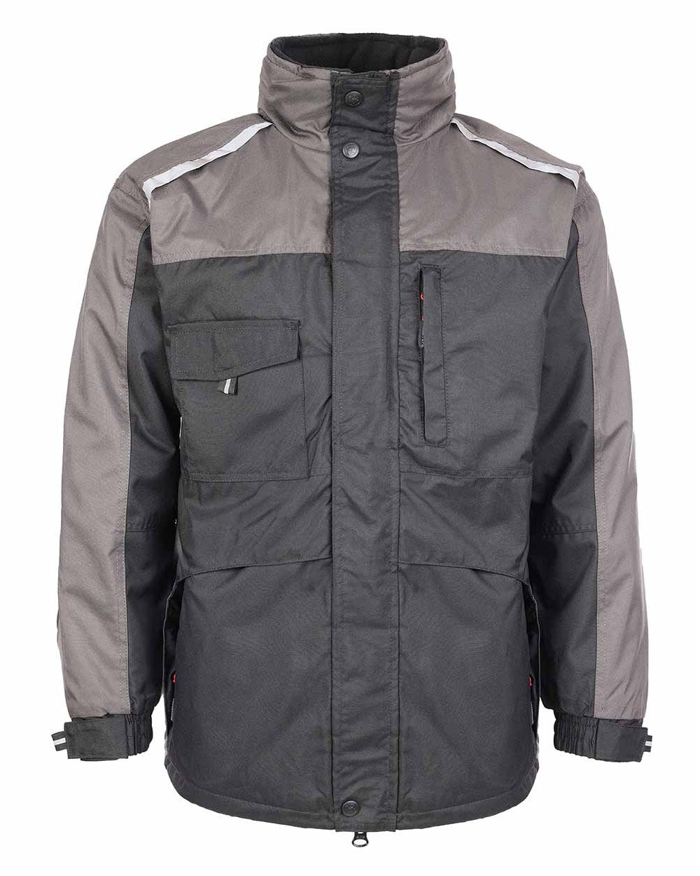 Black Coloured TuffStuff Cleveland Jacket On A White Background