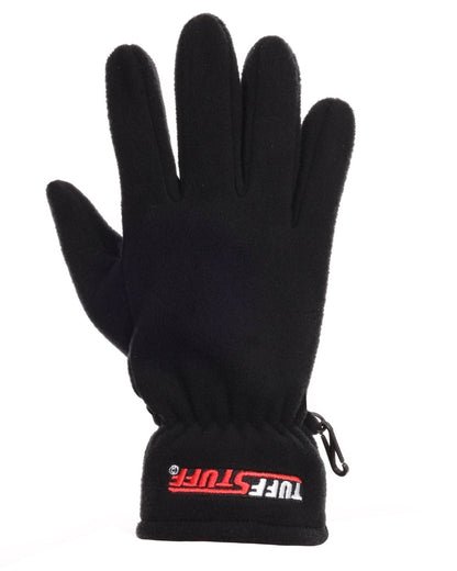 Black coloured TuffStuff Winter Bundle Glove on white background 