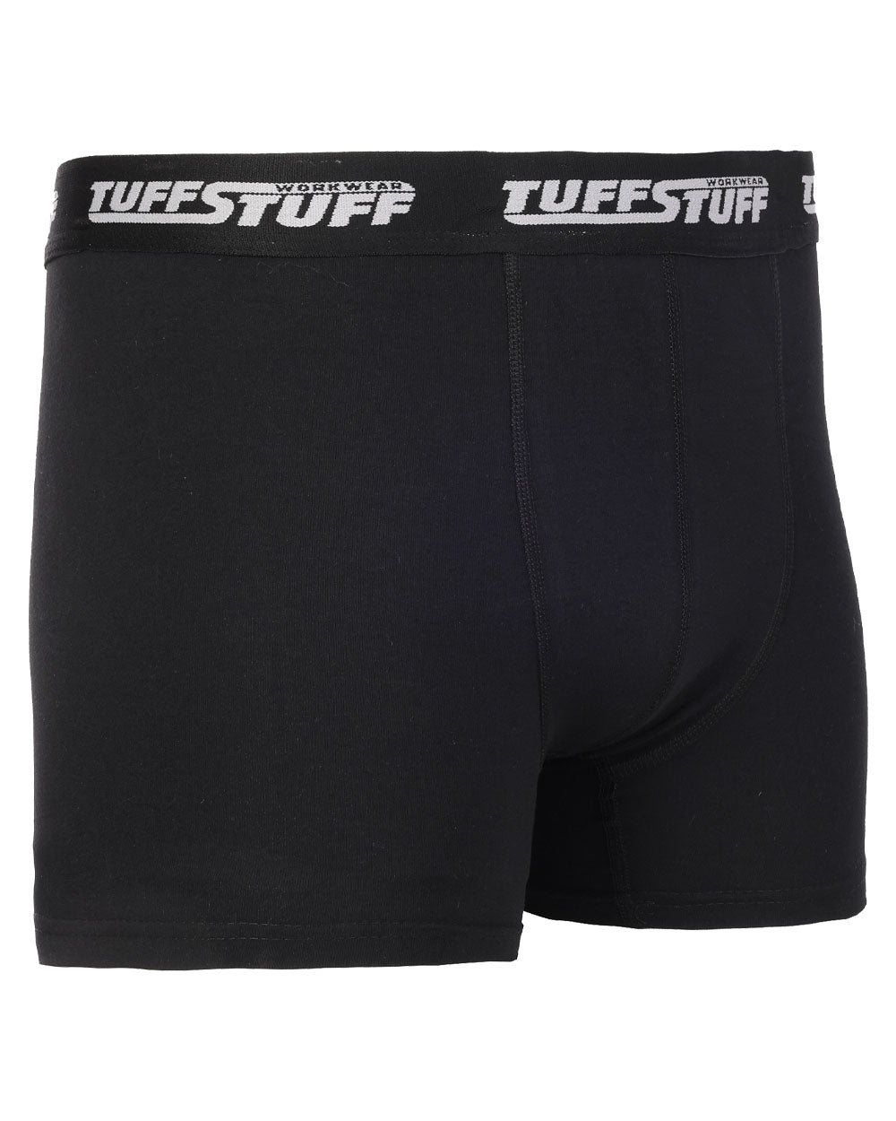 Black coloured TuffStuff Elite Boxers on White Background