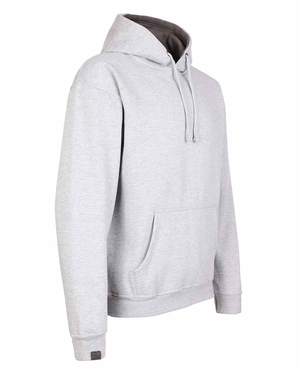 Grey Coloured TuffStuff Hendon Hoodie On A White Background 