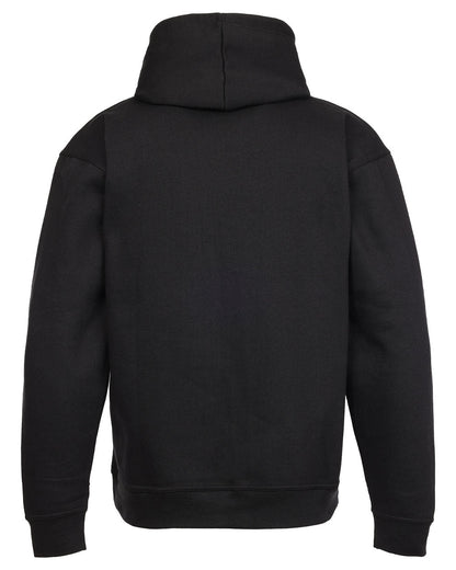 Black coloured TuffStuff Logo Hoodie on White background 