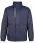 Navy Blue Coloured TuffStuff Newport Jacket On A White Background 