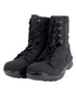 Black coloured Viper Sneaker Boots on White background 