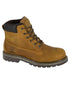 Light Brown Coloured Woodland 6 Eye Padded Utility Work Boots On A White Background 