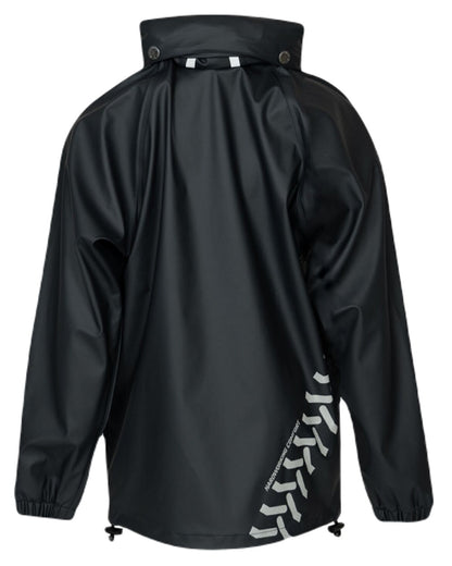 Navy Coloured Xpert Childrens Swampmaster Stormgear Waterproof Jacket on White Background
