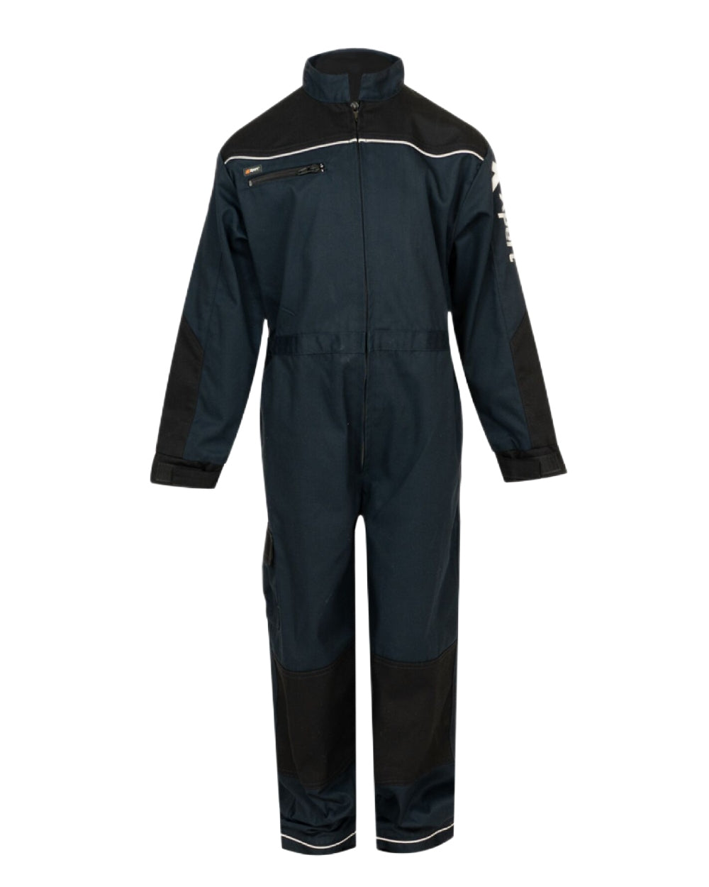 Navy Coloured Xpert Children Pro Coverall on White Background
