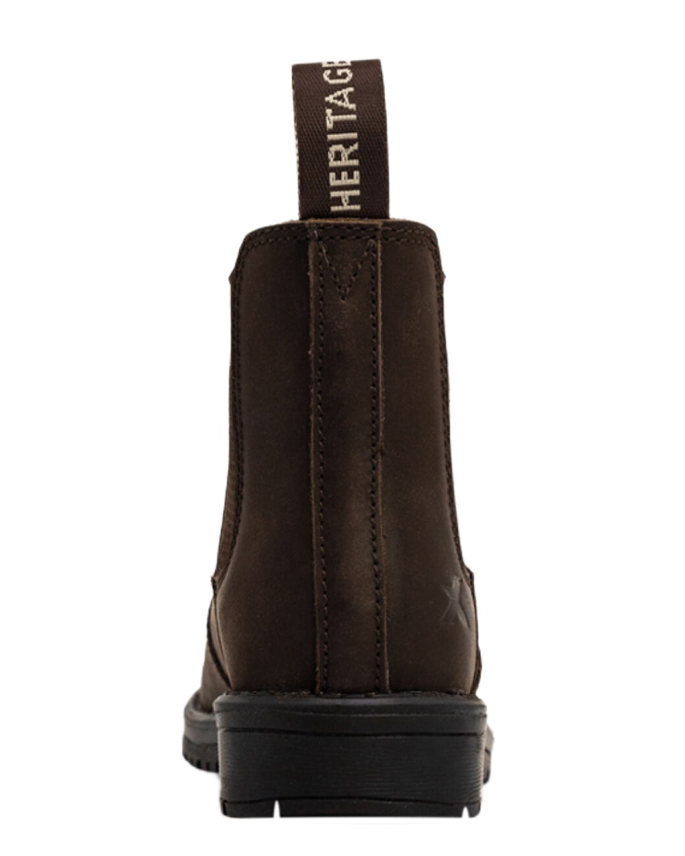 Dark Brown Coloured Xpert Children Heritage Wrangler Dealer Boots on White Backgrounds
