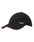 Black Coloured Xpert Core Baseball Cap on White Background
