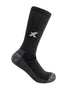 Black Coloured Xpert Core Comfort Work Socks on White Backgound
