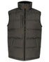 Grey Coloured Xpert Mens Core Padded Work Bodywarmer on White Background

