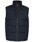 Navy Coloured Xpert Mens Core Padded Work Bodywarmer on White Background

