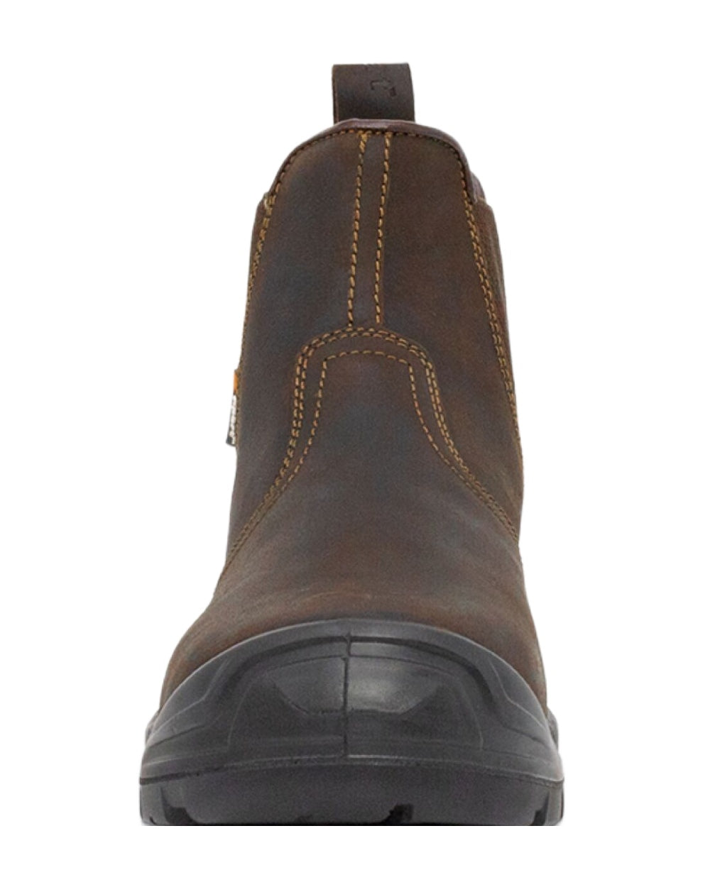 Brown Coloured Xpert Mens Defiant S3 Safety Dealer Boots on White Background
