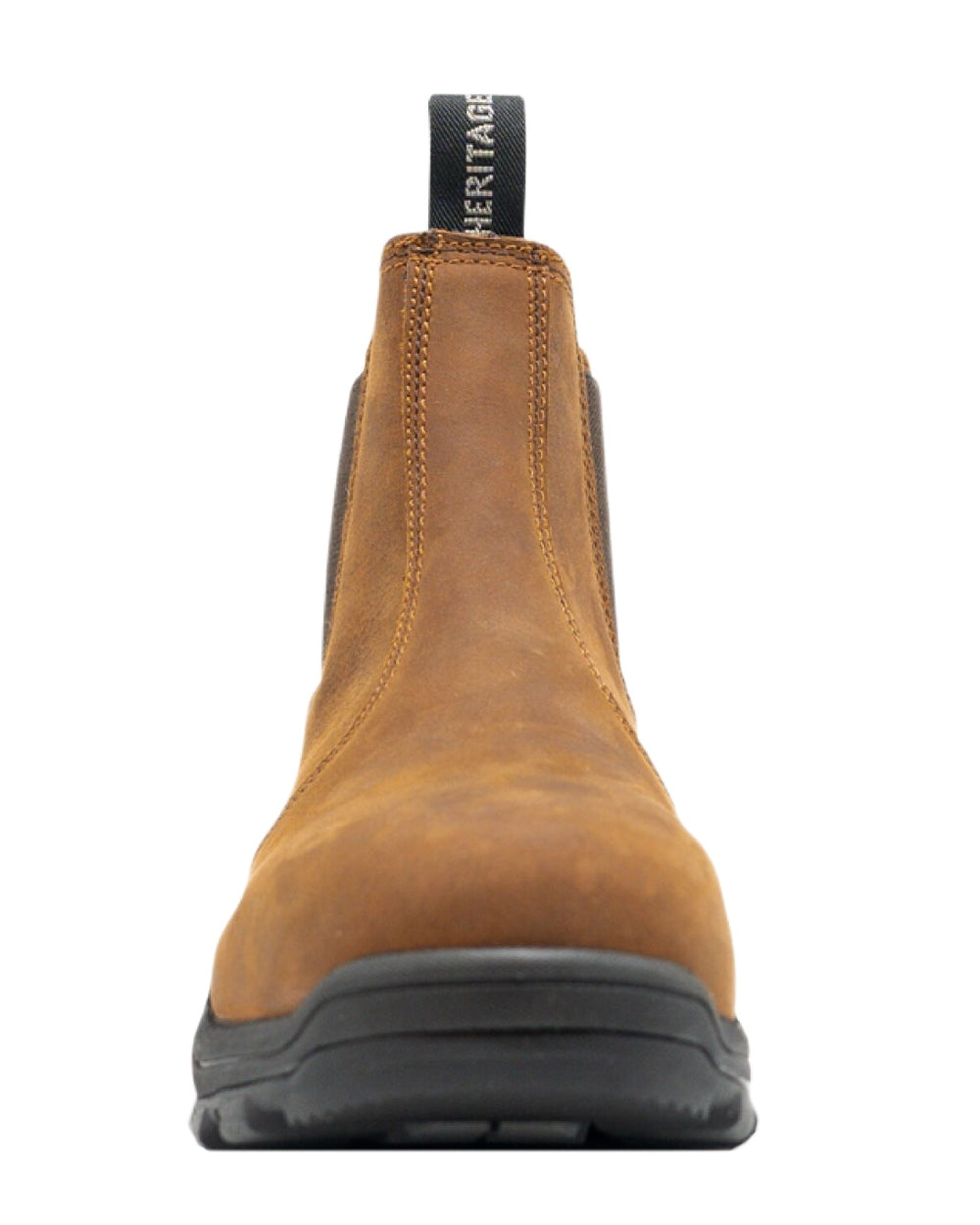 Brown Coloured Xpert Mens Heritage Dealer S3L Safety Boots on White Background
