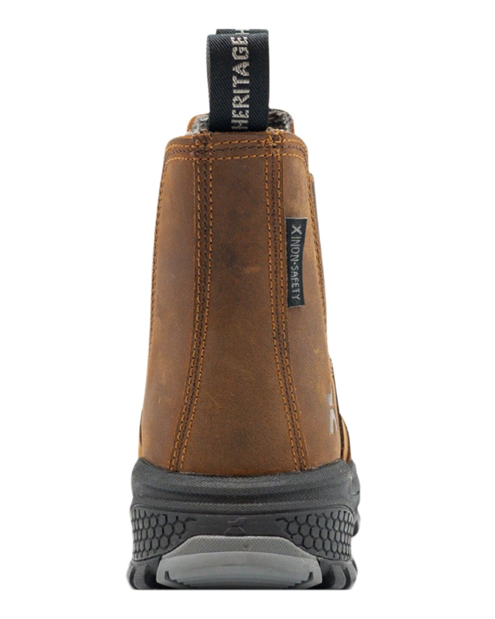 Brown coloured Xpert Mens Heritage Rancher Non-Safety Boots on White Background
