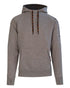 Grey Marl Coloured pert Mens Pro Pullover Hoodieon White Background

