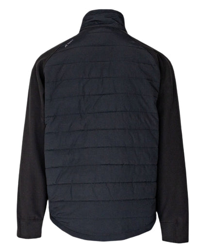 Black Coloured Xpert Mens Pro Rip-Stop Insulated Hybrid Jacket on White Background
