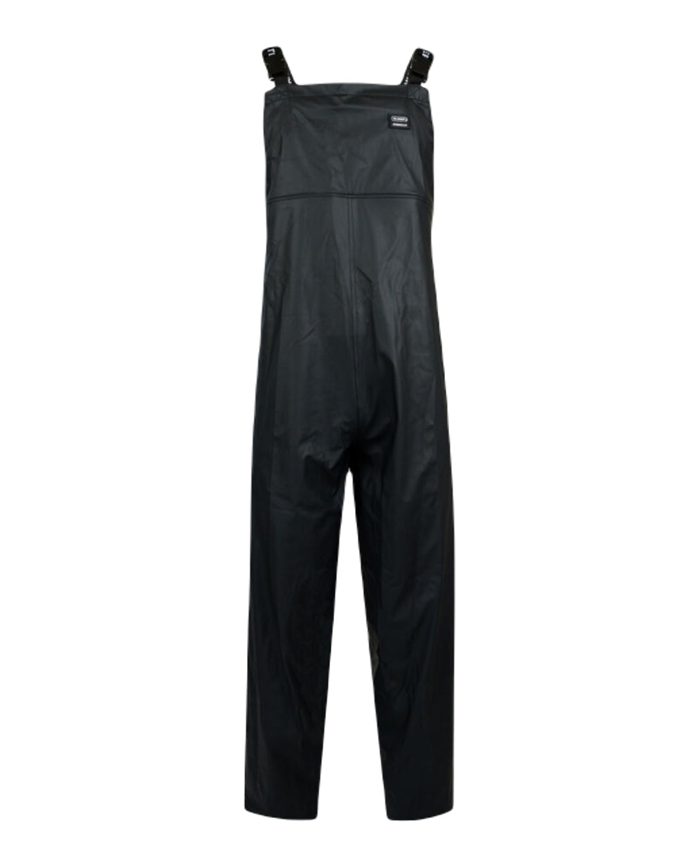 Navy Coloured Xpert Mens Swampmaster No-Sweat Stormgear Waterproof Bib &amp; Brace on White Background
