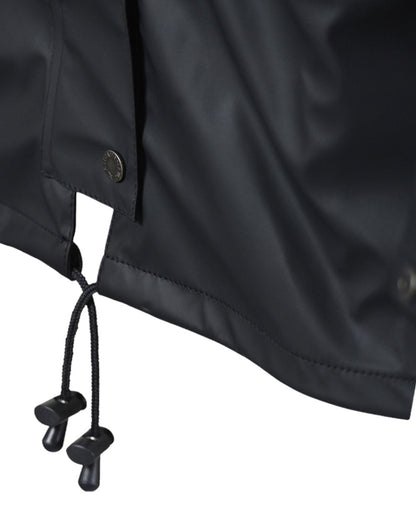 Navy Coloured Xpert Mens Swampmaster No-Sweat Stormgear Waterproof Jacket on White Background
