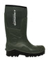Green Coloured Xpert Mens Swampmaster Pro Trapper Wellingtons on White Background
