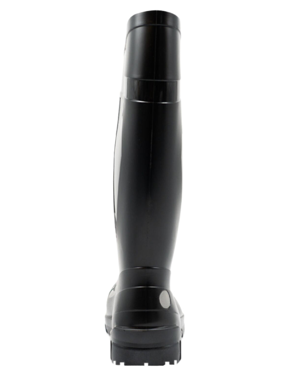Black Coloured Xpert Mens Swampmaster Titan S5 Safety PVC Wellingtons on White Background
